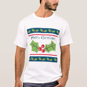 T-shirt Noël personnalisé Holly & Berries