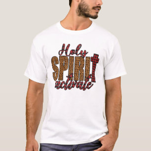 T-shirt Noël Plaid Saint-Esprit Activer Christian Rel