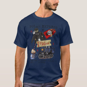 T-shirt Noël Pôle Nord Express Polaire Tous à l'étrang