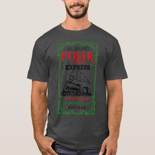 T-shirt Noël Pôle Nord Express Polaire Tous à l'étranger N