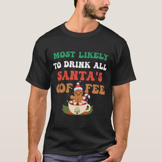 T-shirt Noël Poulet Carolage Vilain Noël Knished (Devant)