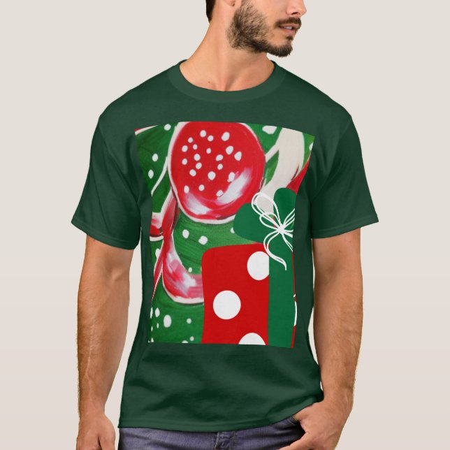 T-shirt Noël présent (Devant)