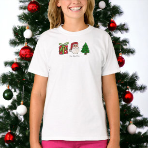 T-shirt Noël présent Père Noël Tree