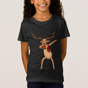 T-Shirt Noël Reinder Danse de vacances Dabbing Rudolph