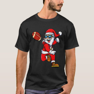 T-shirt Noël Santa Claus Football Quartier de Football