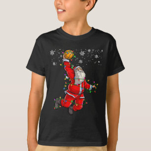 T-shirt Noël Santa Claus Volleyball Pyjama Xmas Mens