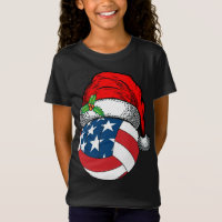 Noël Santa Hat Volleyball Sport Drôle Cadeau