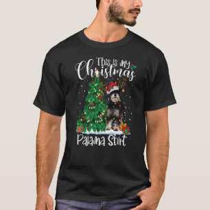 T-shirt Noël Schnauzer Reindeer Pajama Chien Xmas 1