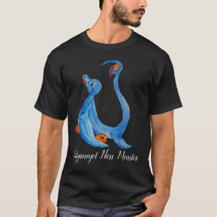 T-shirt Noël Sifganiyot Loch Ness Monster