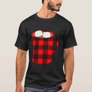 T-shirt Noël Stocker Cadeau Chocolat Chaud Noël Pour Gir