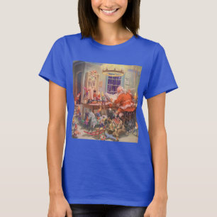 T-shirt Noël Vintage, le Père Noël avec l'atelier des luti