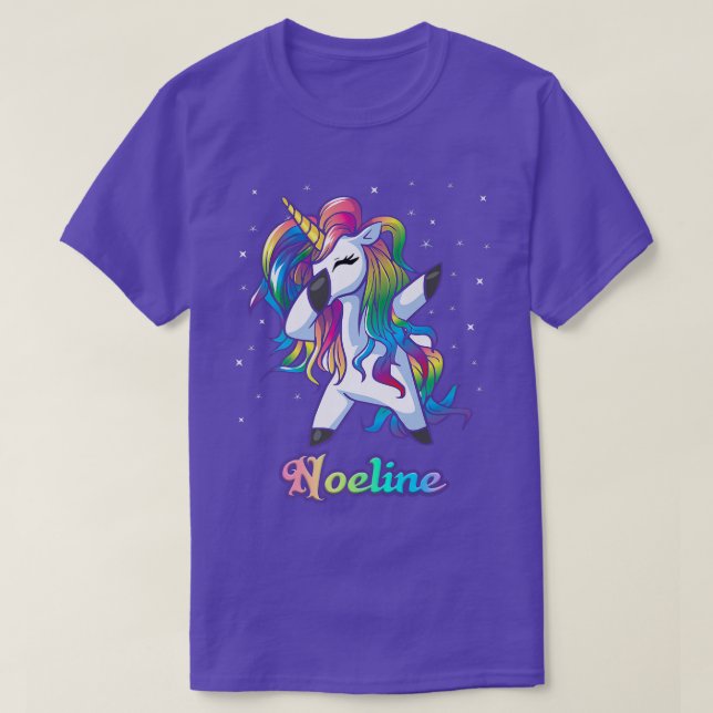 T-shirt NOELINE Unicorn Cadeaux Pour Filles Cadeaux Annive (Design devant)
