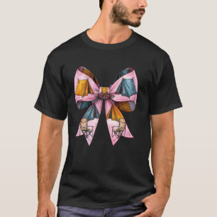 T-shirt Nœud Coquette Camping Caravane Fête des Mères Feu 