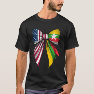 T-shirt Nœud Coquette Racines Birmanes Patrimoine Fierté B