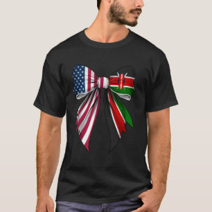 T-shirt Nœud Coquette Racines Kenya Patrimoine Fierté Keny
