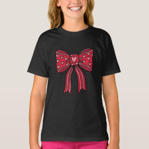 T-shirt Nœud de la Saint-Valentin, nœud de cœurs