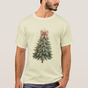 T-shirt Noeud de sapin de Noël Coquette Xmas