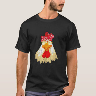 T-shirt Nœud papillon d'animal de ferme Oiseau mignon Poul