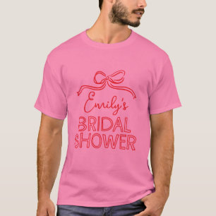 T-shirt Noeud papillon fantaisiste coquette mariage