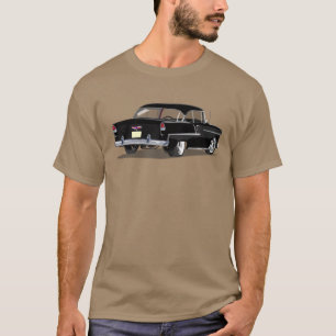 T-shirt Noir 1955 de chemise de Shoebox