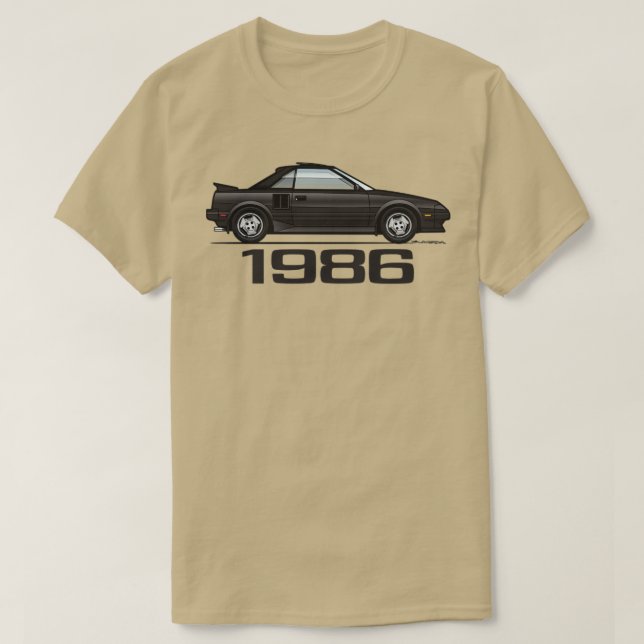 T-shirt Noir 1986 (Design devant)