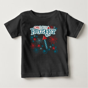 T-shirt noir 4 juillet Toddler