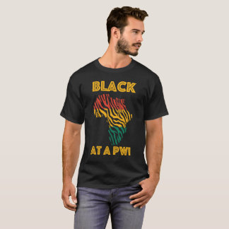T-shirt Noir à A PWI (la chemise noire des hommes)