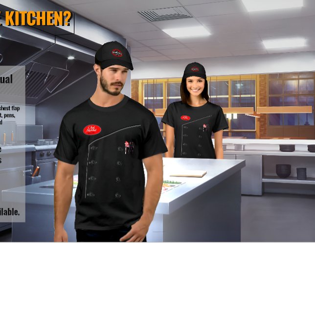 T-shirt noir à manches courtes comme veste Décontr (Créateur téléchargé)