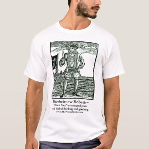 T-shirt Noir Bart du royaume du pirate
