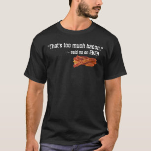 T-shirt noir basique Homme-Homme Bacon