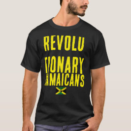 T-shirt noir basique pour les JAMAÏCAINS RÉVOLUTIO
