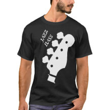 T-shirt noir basse jazz