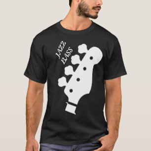T-shirt noir basse jazz