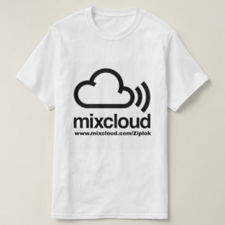 T-shirt noir/blanc de Ziplok - de Mixcloud