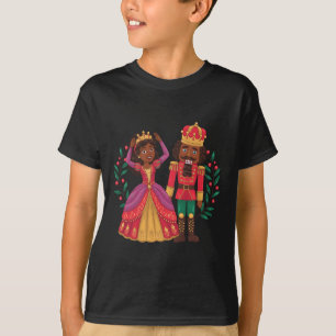 T-shirt Noir Casse-Noir Plum Fée Kwanzaa Africaine