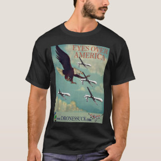 T-shirt noir classique d'Anti-bourdon