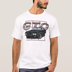 T-shirt Noir de 1970 GTO