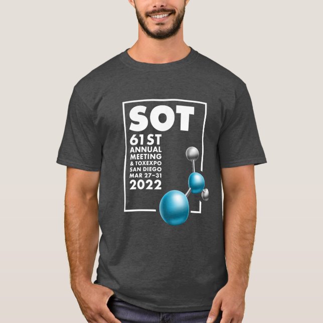 T-shirt noir de base - Réunion annuelle 2022 SOT (Devant)