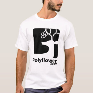 T-shirt Noir de bière de cerfs communs - Polyflower 2009