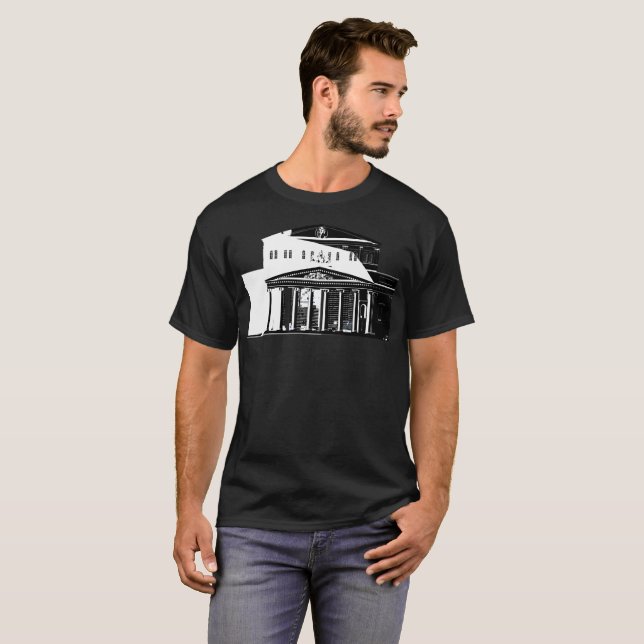 T-shirt Noir de Bolshoi (Devant entier)