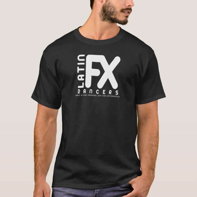 T-shirt Noir de chemise de danseurs de LFX (Devant)