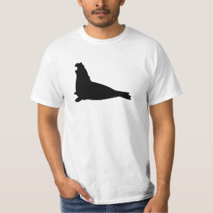 T-shirt Noir de chemise de joint d'éléphant