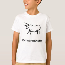 T-shirt Noir de chemise d'entrepreneur de Taureau