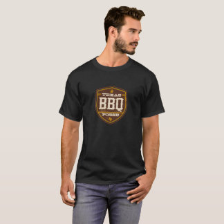 T-shirt Noir de chemise du logo des hommes - bande de BBQ