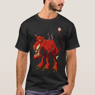 T-shirt Noir de chien d'enfer