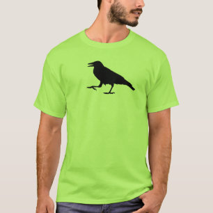 T-shirt noir de corneille