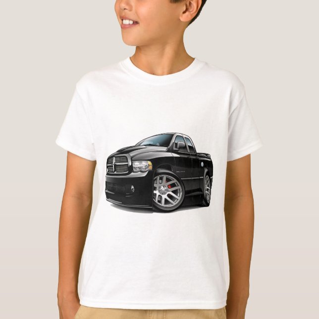 T-shirt Noir de Dualcab de RAM de Dodge SRT10 (Devant)