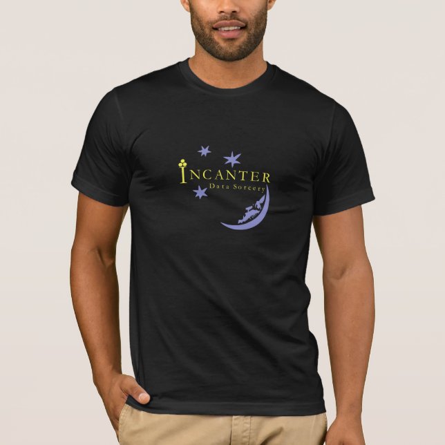 T-shirt noir de haute qualité de sorcellerie de (Devant)