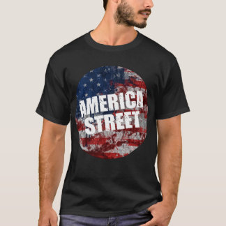 T-shirt noir de la rue America