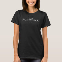 T-shirt noir de l'équipe Agrippina